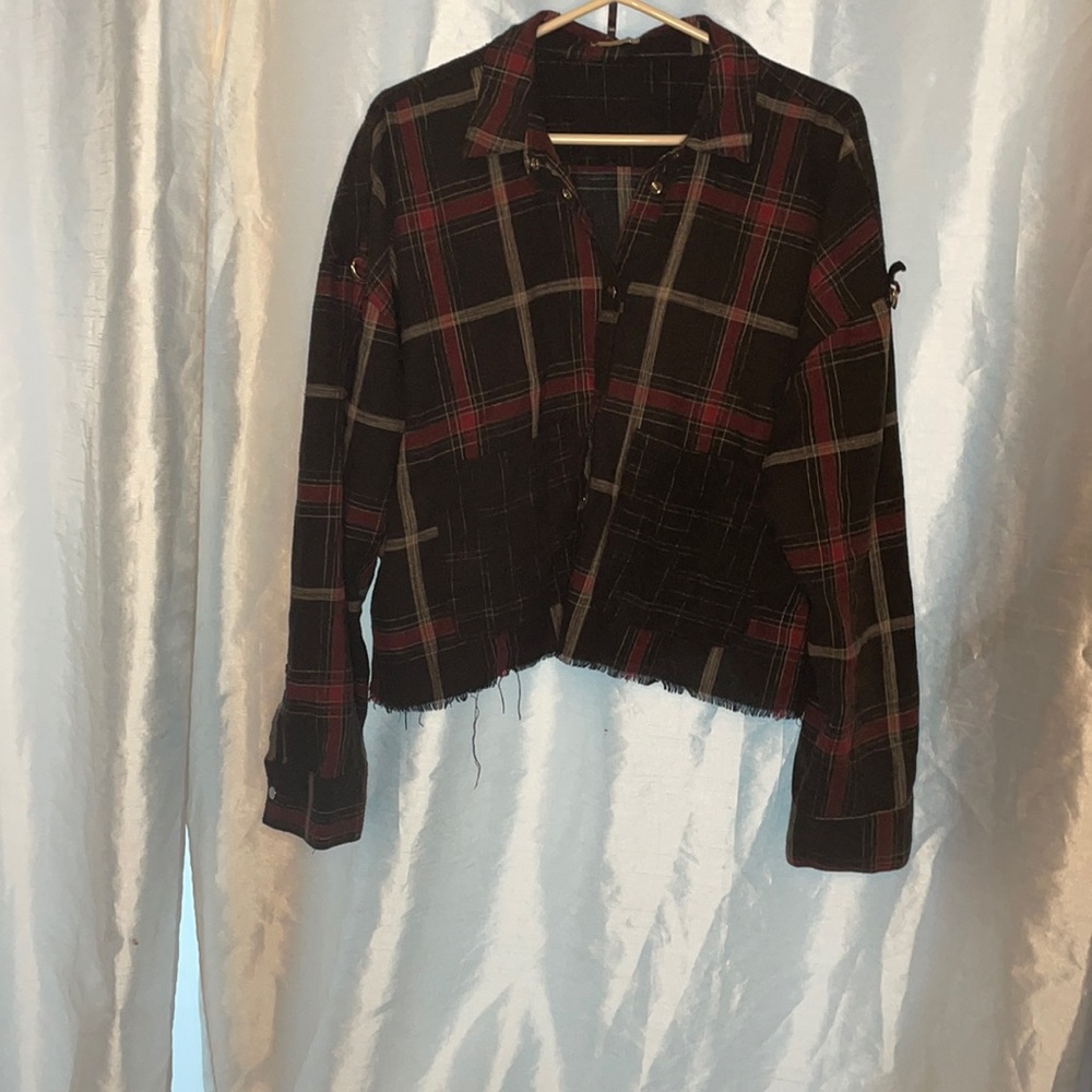Cropped flannel